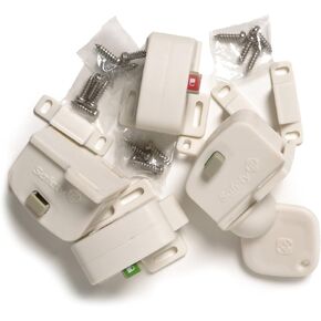 أقفال خزانة مغناطيسية للسلامة الأولى، 4 أقفال + 1 مفتاح in Kuwait