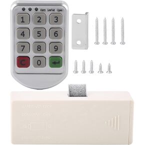 Electronic Cabinet Lock Kit, Number Password Lock, Classic Digital Box Lock, Keypad Electronic Lock for Closet Cabinet, Pet Door
