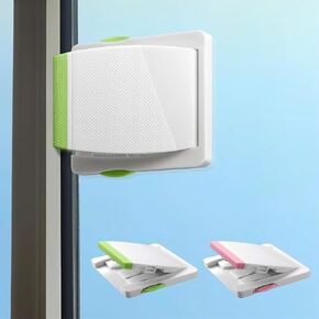 GUJI 2024 Updated Sliding Door Lock, 2 Pack Child Safety Sliding Glass Door Lock for Sliding Glass Doors, Sliding Windows, Sliding Closet, etc. Easy to Installation Provides More Security for Baby