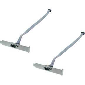 2PCS 12 Inch 9 Pin Serial to 10 Pin Header Slot Board Adapter Suitable for Punch Card Machines ISON Terminal Adapter Barcode Scanner Cash Register