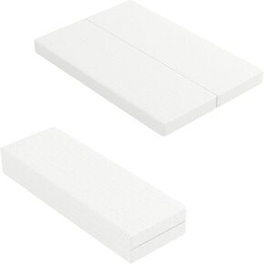 Foldable 3 inch Mini Crib Mattress, 38x26 Breathable Cover Foam Topper for Playard Playpen, Indoor & Outdoor Use