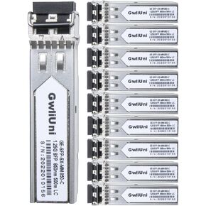 5 Pairs 10G BIDI SFP+ Single Mode Fiber Module Network Transceiver, LR SM 1270nm 1330nm 10km, Simplex LC Interface for Switch, Router, Firewall, Network Card, Server etc