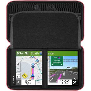 GPS Case for 6-7 Inch Garmin DriveSmart 76/65/61/86, RV 795/780/785, dezl OTR700/610/800, DriveCam™ 76, Garmin Catalyst Car Navigator System, Hard Travel Case with Mesh Bag for Accessories