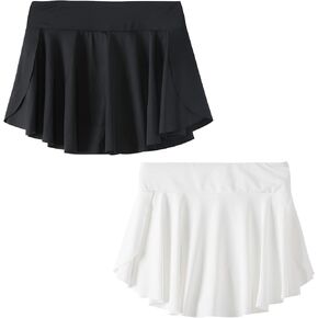Toddler Baby Girls Skirts Skorts Elastic Skirts for Girls Kids Casual Stretch Waist Skater Skirt