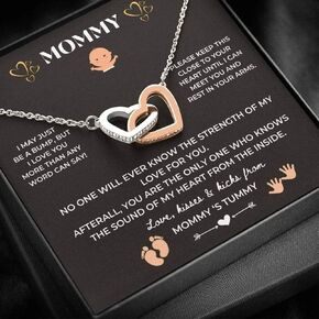 LOTUS-A Pregnancy Gifts for First Time Moms - Sterling Silver Necklace Mom To Be Gift New Mom Gifts for Women Pregnant Mom Gifts First Time Mom Gift Expecting Mom Gift
