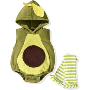 Aalizzwell Infant Baby Halloween Clothes Fruit Hooded Romper Bodysuit Outfit