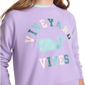 vineyard vines Girls' Relaxed Crewneck Sweatshirt