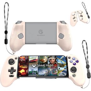 Silicone Grip Case Cover for GameSir G8 Galileo Phone Controller,Handle Protective Cover Compatible with GameSir G8 G8+ PLUS Controller,Anti Scratch Shockproof Grip Protector with Lanyard (BLACK)