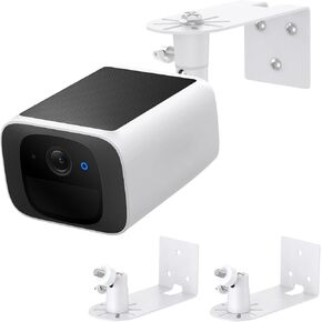 Metal Wall Mount Compatible with eufy SoloCam S220/C210, eufyCam 2C/2C Pro, 2/2 Pro, 3C/S300, 3/S330, 360° Swivel and 90° Tilt Adjustable for Better View Angle, Camera Brackets for Eufy Camera-2Pack