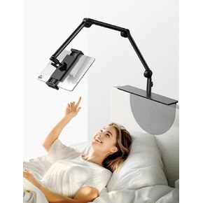 Adjustable Tablet Holder Tablet Stand for Bed Tablet Holder Bed Tablet Stand Holder 360°Rotatable Tablet Mount Tablet Holder for iPad Pro Mini/Air/iPhone/Kindle/Switch All 4.7 - 12.9 Inch Devices