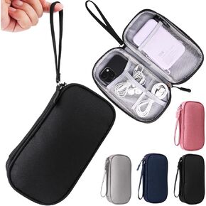 Travel Cable Organizer,Electronics Accessories Organizer Bag,Electronic Organizer Travel Universal Cable Organizer Electronics Accessories Bag for Charger, Phone, memory card,Travel Gadget Bag (Blue)