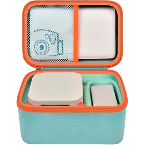 Hard Case Compatible with Yoto Player 3rd Generation Kids Bluetooth Speaker, Cards CD Music Player Storage Holder, Kids Songs MP3 Machine Carrying Box Fits for Charging Cable (Card Album Included)