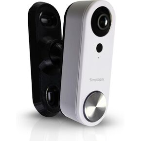 SplashNColor Adjustable Wall Mount for SimpliSafe Doorbell Latest Gen, Compatible with SimpliSafe Camera Home Security System, Secure Mount to Optimize Viewing Angle, Easy Install Kit & Outdoor Safe