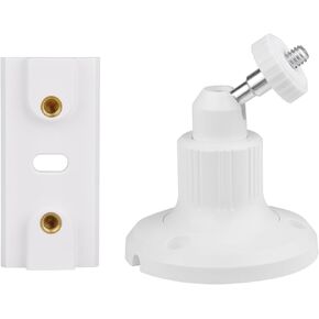 Wall Ceiling Mount Bracket Compatible with Ring Spotlight Cam Plus/Pro Camera, Mounting Bracket Holder for Security Camera Better View Angle, 1 Pack, White