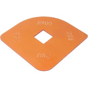 R60 Template Jig Round Corner Grinder with R200 Radius Woodwork R30 R30 R60 R200 Blend of Workmanship for Stellar Molding Molder Wheel Flanges