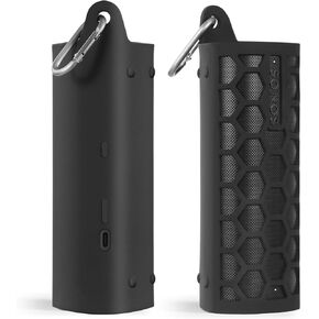 Protective Cover Carrying Silicone Case for Sonos Roam 2 / Sonos Roam, Speaker Pouch Sleeve Protector Cover Travelling Case for Wireless Bluetooth Speaker (Grey)