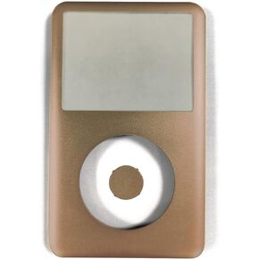Front Faceplate Cover Housing Case & Glass Stainless Steel Case Front Cover for iPod Classic 6th 7th Gen Lot-Black