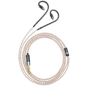 GUCraftsman 5N OFC Copper+Graphene Mixed Braid Earphone/in-Ear Replacement Cable 2.5mm/4.4mm/3.5mm for AKG N30 N40 N5005 (4.4mm Plug)