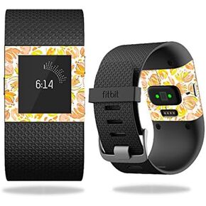 MightySkins Skin Compatible with Fitbit Surge Cover Skins Sticker Watch Yellow Petals