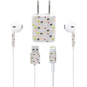 MightySkins Protective Vinyl Skin Decal Compatible with Apple iPhone Charge Kit wrap Cover Sticker Skins Anime Fan