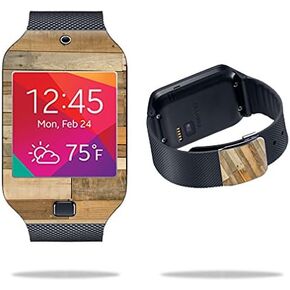 MightySkins Skin Compatible with Samsung Galaxy Gear 2 Neo Smart Watch Cover Skins Sticker Watch Reclaimed Wood