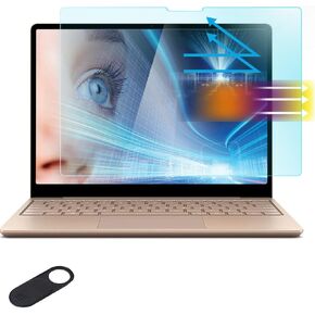 MUBUY Surface Laptop Go 3 12.4" 2023 Anti Blue Light Screen Protector for Microsoft Surface Laptop Go 3/2/1 Laptop (12.4 Inch), Eye Protection Screen Filter for Surface Laptop Go 2023/2022/ 2020