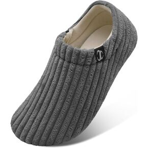 Scurtain Unisex Mens Womens Slippers Socks Artificial Woolen Slippers for Women Men with Non-slip Rubber Sole in Saudi Arabia