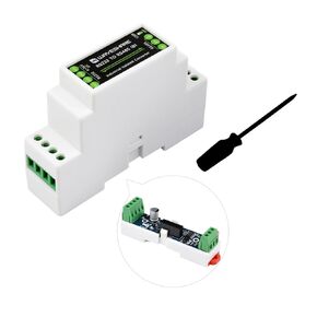 Waveshare RS232 to RS485 Converter, Active Digital Isolator, Rail-Mount Support,Multi-Isolation Protection