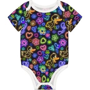 Newborn Baby Romper Clothing Cute Infant Short Sleeve Baby Climbing Clothes Outfit For Boys And Girls