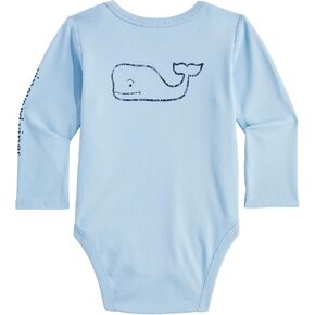 vineyard vines baby-girls Baby Long-sleeve Vintage Whale Body Suit