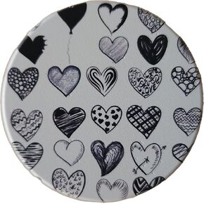 Printing Heart Phone Grip Holder & Phone Stand for Phones and Tablets