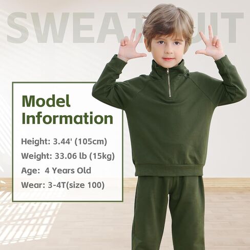 Toddler Baby Boy Clothes Fall Winter Outfits Baby Zipper Sweatshirt Jogger Pants Set Solid Color Kids Sweatsuits in Saudi Arabia