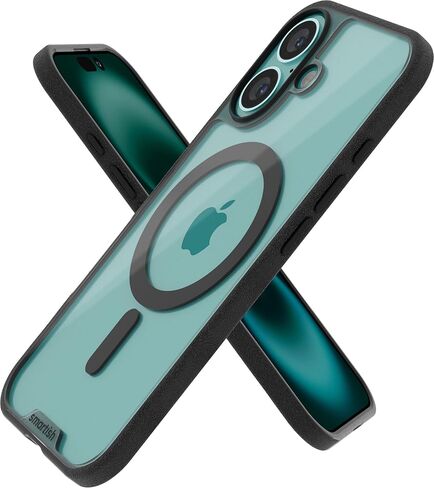 حافظة Smartish® iPhone 16 Pro المغناطيسية - Gripmunk متوافقة مع MagSafe [خفيفة الوزن + واقية] غطاء نحيف ورقيق مع بطانة من الألياف الدقيقة لهاتف Apple iPhone 16 Pro - Black Tie Affair in Kuwait