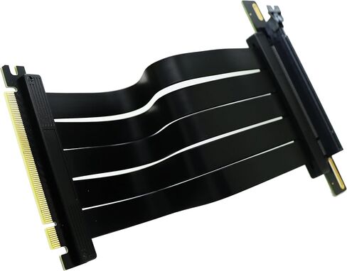 بطاقة Sintech PCIe 4.0 16X Riser، كابل تمديد PCI-E Express X16، متوافق مع بطاقة GPU من سلسلة GTX RTX Radeo (180 درجة 10 سم) in Kuwait