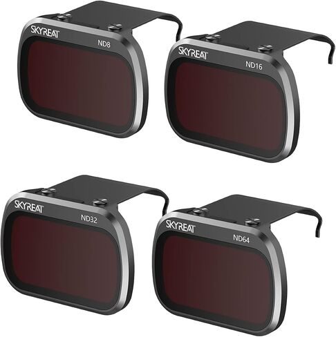 Skyreat ND Filters Set for DJI Mavic Mini/Mini 2 / Mini SE,4 Pack (ND8 ND16 ND32 ND64) in Kuwait