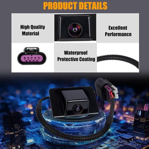 كاميرا احتياطية للرؤية الخلفية RANSOTO 590-076 متوافقة مع 2007-2013 Chevy Suburban Tahoe، GMC Yukon، Cadillac Escalade Park Assist Camera استبدال 15173619 GM1960104 RC51070001 in Kuwait