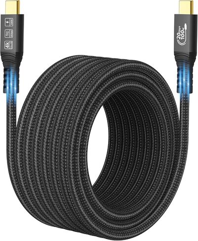 Long Type C to C Cable 16.4FT 20Gbps/100W/USB C 3.2 Gen 2 in Saudi Arabia