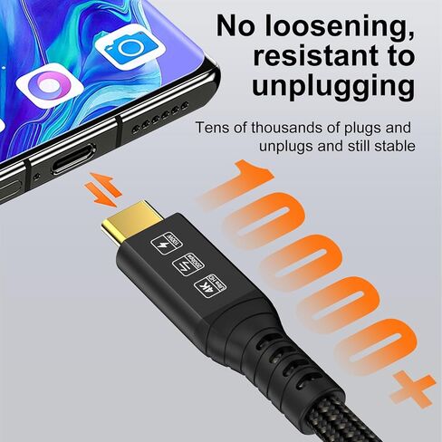 Long Type C to C Cable 16.4FT 20Gbps/100W/USB C 3.2 Gen 2 in Saudi Arabia