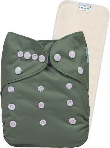 babygoal Halloween Cloth Diaper with Insert for Baby Boys and Girls 8-35lbs, Reusable Adjustable and Washable Nappy DBG98-B in Kuwait