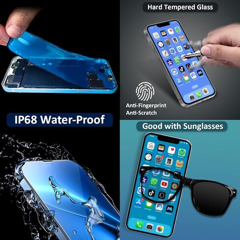 Brinonac for iPhone 11 Pro Max Screen Replacement Kit, 6.5" Full HD Retina LCD Display COF Touch Screen Digitizer Assembly Set with Repair Tools, Waterproof Adhesive, Tempered Glass in Saudi Arabia