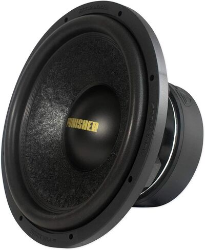 Rockville Punisher 12D1 12" 5600w Peak Car Audio Competition Subwoofer Dual 1-Ohm Sub 1400w RMS CEA Rated, Black in Kuwait