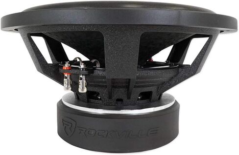 Rockville Punisher 12D1 12" 5600w Peak Car Audio Competition Subwoofer Dual 1-Ohm Sub 1400w RMS CEA Rated, Black in Kuwait