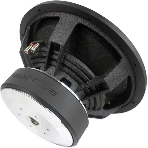 Rockville Punisher 12D1 12" 5600w Peak Car Audio Competition Subwoofer Dual 1-Ohm Sub 1400w RMS CEA Rated, Black in Kuwait