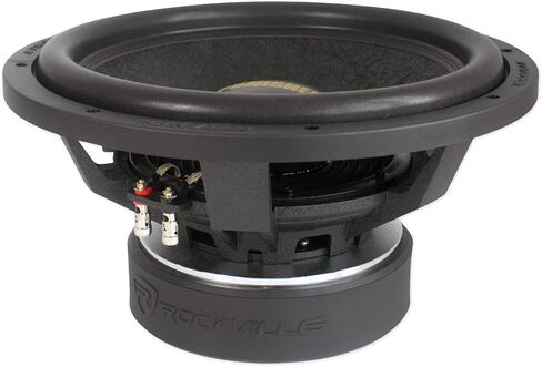 Rockville Punisher 12D1 12" 5600w Peak Car Audio Competition Subwoofer Dual 1-Ohm Sub 1400w RMS CEA Rated, Black in Kuwait