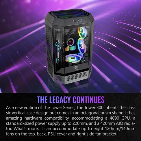 حامل هيكل Thermaltake Tower 300 Summer Edition؛ ماتشا بلوم؛ التنسيب الأفقي. وسادات مضادة للخدش وغير قابلة للانزلاق؛ AC-074-أونجنان-A1؛ ضمان لمدة 3 سنوات in Saudi Arabia
