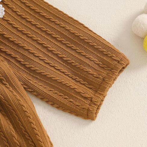 Douhoow سويت شيرت بناتي رومبير للأطفال الرضع رومبير متماسك كشكش ملابس مهرجان ملابس الخريف والشتاء مع عصابة رأس in Kuwait