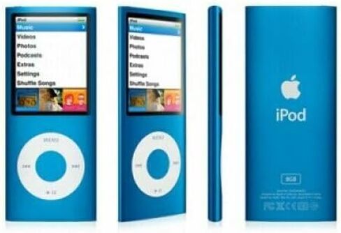 Music Player Compatible with MP4/MP3 - Apple iPod Nano 4th Generation (Blue, 8GB) (Renewed) in Saudi Arabia