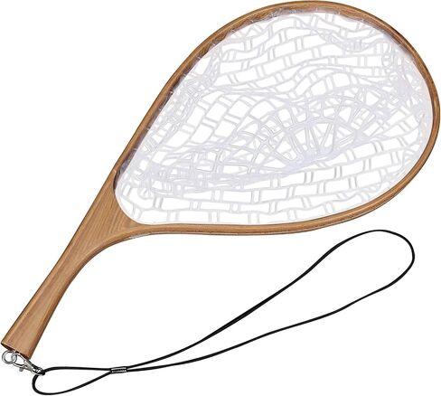 Fly Fishing Net Trout Net, Soft Mesh Fishing Net, Fish Landing Net with Safety Rope Lanyard, Lightweight Catch and Release Net for Trout, Bass in Saudi Arabia