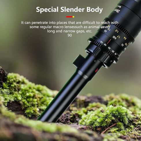 عدسة AstrHori 28 مم F13 2X Macro Probe متوافقة مع كاميرات Sony E-Mount ذات الإطار الكامل المدمج في الضوء الدائري in Kuwait