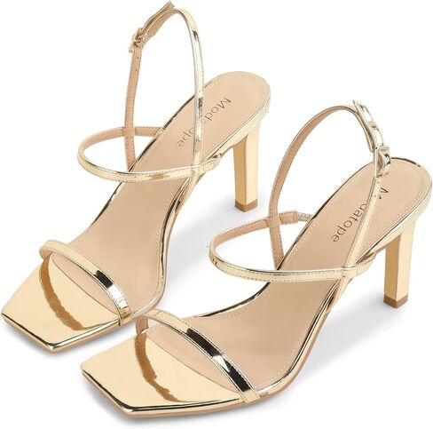 Modatope Womens Sandals Open Toe Strappy Sandals Ankle Strap High Heel Sandals for Women in Saudi Arabia